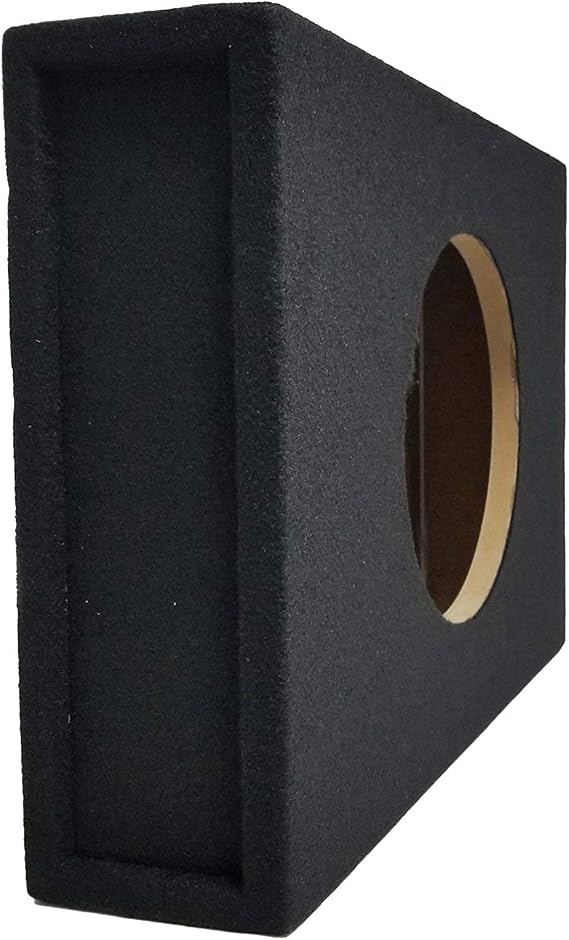 Bass Rockers BR Single 12" Shallow Subwoofer Box Low Sealed Slim Enclosure