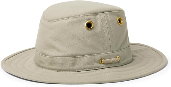 Tilley T5 Unisex Cotton Duck Hat (Khaki, 7 1/8)