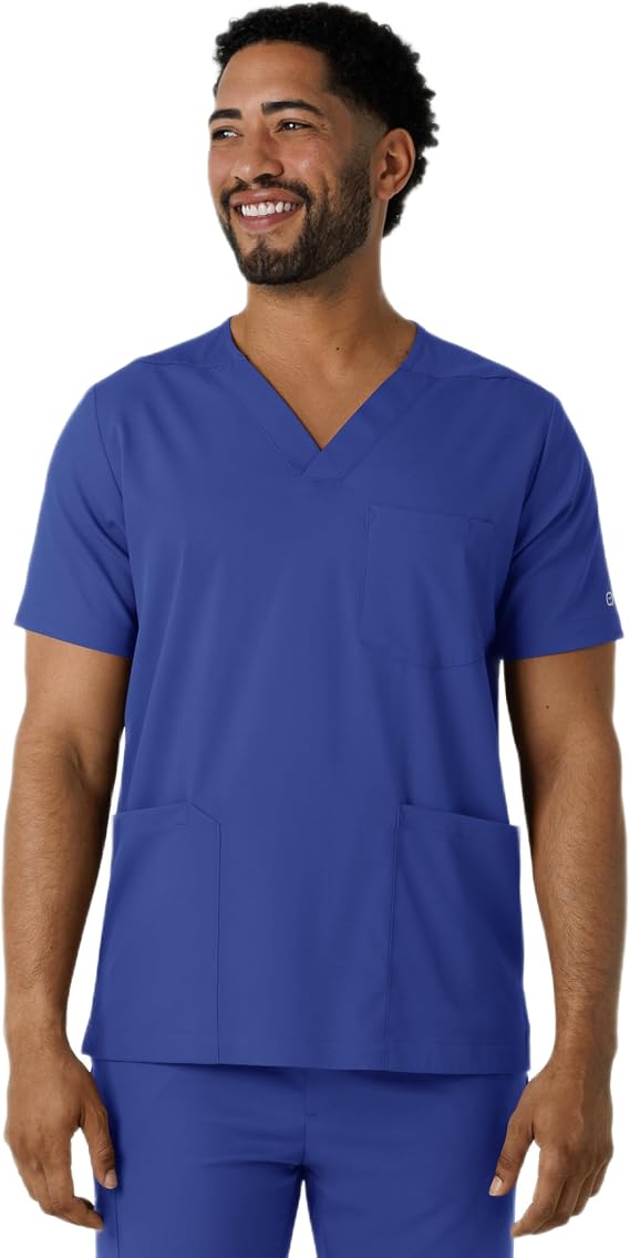 Wink Boundless Men's Multi Pocket V-Neck Scrub Top
