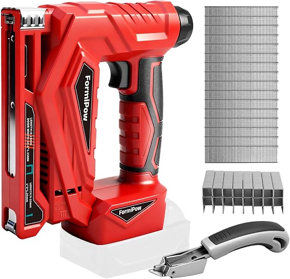 3-in-1 Brad Nailer/Narrow Crown Stapler for Milwaukee M18 Battery
