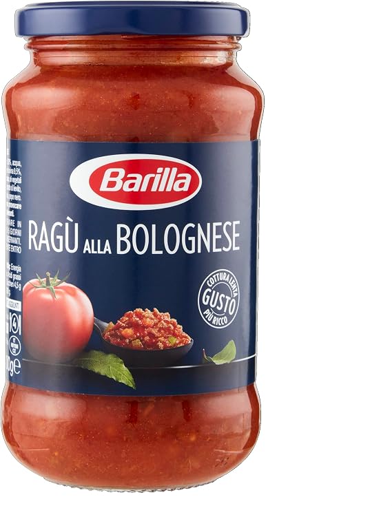Barilla Sugo Ragù à la Bologne, Ready Sauce with Italian Tomato and Meat Free Selection 400 g