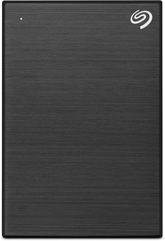 Seagate 4TB One Touch Portable Hard Drive | USB 3.0 (STKZ4000404) | Premium HDD with password protection, customizeable backup, Windows & macOS. Adobe CC trial. + 2-Year Rescue