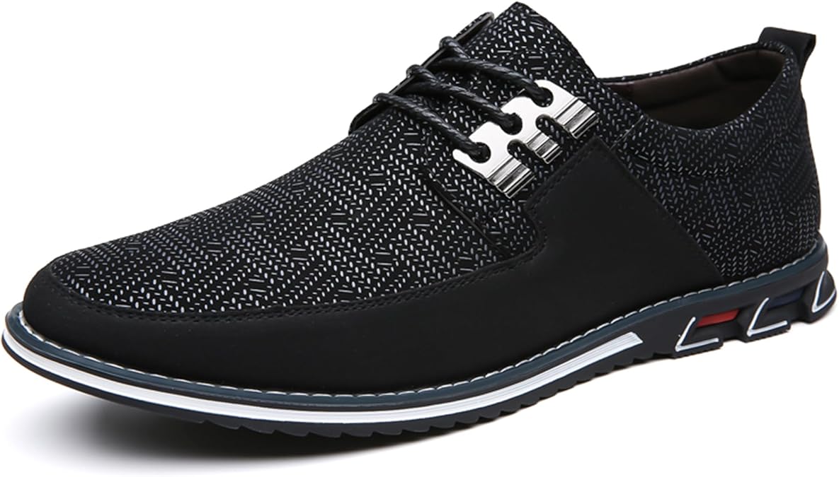 Men's Dress Shoes Comfort Soft Casual Oxford Superior Leather Sneakers Business Derby Shoe Loafers for Working Driving