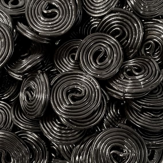 Black Licorice Wheels 3 lb Bag Rich Licorice Flavor Soft & Chewy Texture Perfect for Snacking & Gifting Sweet Treat for Licorice Lovers