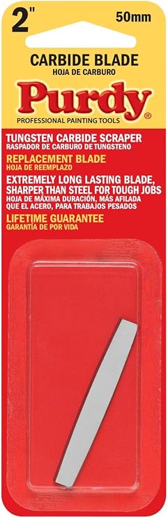 Purdy 144900225 Premium Carbide Scraper Replacement Blade, One Size, Multi