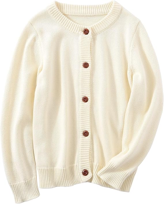 Toddler Knit Cardigan Little Boy Girl Button Up Sweater 18 Months - 12 Years