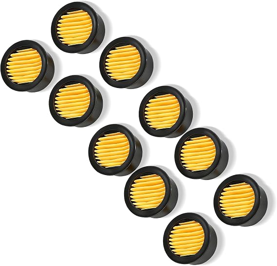 10Pcs Air Compressor Replacement Filter Elements,58mmx24mm Air Compressors Inner Replacement Parts Filter Elements for Piston Compressors