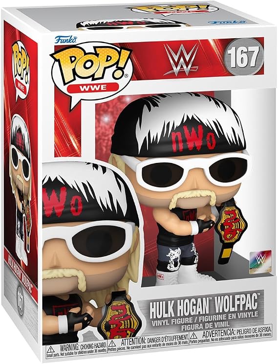 Funko POP WWE: Wolfpac Hulk Hogan - Collectable Vinyl Figure - Gift Idea - Official Merchandise - for Kids & Adults - Sports Fans - Model Figure for Collectors and Display