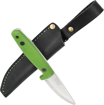 BPSKNIVES Season Series Spring - Kids First Knife - Bushcraft Knives for Boys - Whittling Knives for Kids - Safe Kid Knife with Sheath & Rounded Tip - Camping Knife - Gift for Boys