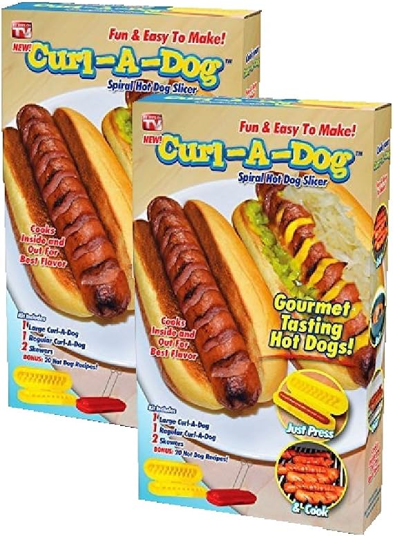 Curl A Dog Spiral Hotdog Slicer 2 Pack
