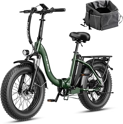 Heybike Electric Bike for Adults Ranger 2.0 with Peak 1400W Peak Motor, [Up to 28MPH & 60 Miles] 20×4.0 Fat Tire Ebike, 600Wh Removable Battery Adult Electric Bicycles