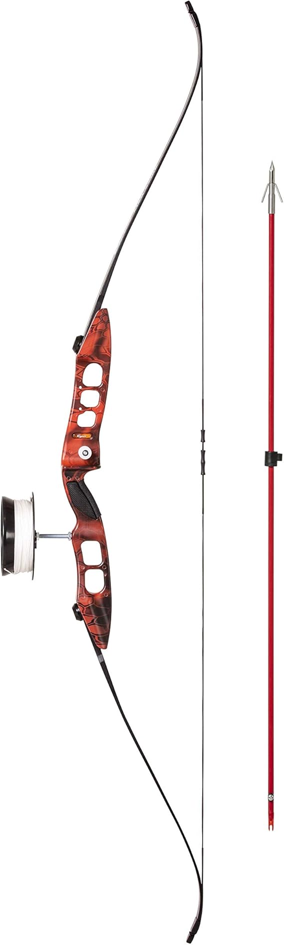 Cajun Bowfishing Fish Stick RTF Kit Bow, Ready-to-Fish Package, 56" Long, Draw Weight Peak of 45lbs, Extreme Durability, Maximum Performance