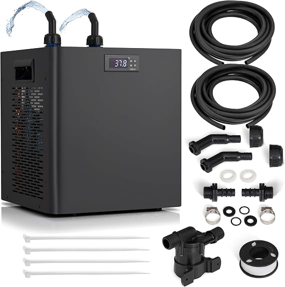 Polar Revive Chiller 2.0 for Ice Bath and Cold Plunges Including All Hoses and Pumps. 1/3 HP, 2/3 HP, 1 HP Models
