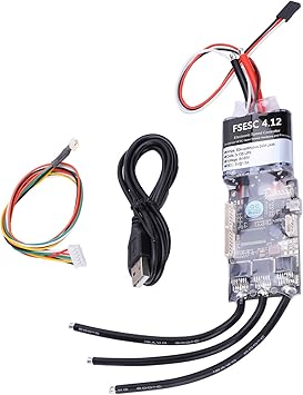 Mini High Current ESC Electronic Speed Regulator Electronic Speed Control with VESC Sensor Line for Robot Skateboard