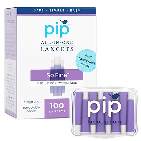 Pip All-in-One Safety Lancets 30G-1.6mm - Sensitive Fingerstick Testing