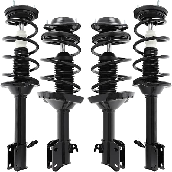 Front & Rear Quick Complete Struts Assembly with Coil Springs Replacement for 2004-2005 Subaru Forester Quick (Set of 4)