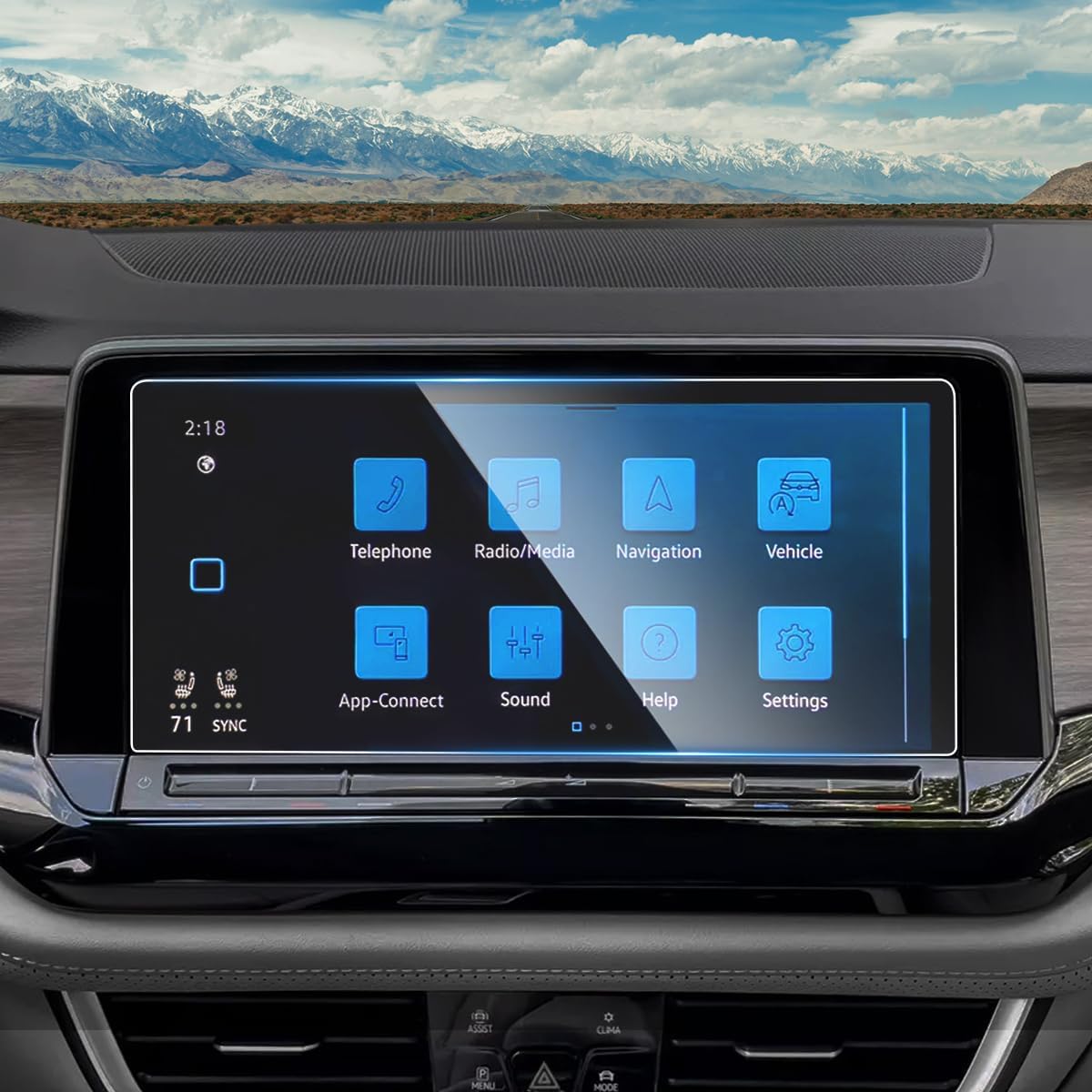 INTGET Navigation Screen Protector for VW Volkswagen AtlasCross Sport Accessories 2024 2025 SE SEL R-Line Car GPS Tempered Glass Center Touch Screen Display Touchscreen Protective Film 12inch