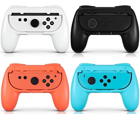JoyHood Hand Grips for Switch 2, Hand Grip Handle Accessories Kit Compatible with Switch 2 Controller 2025 (4 Pack)