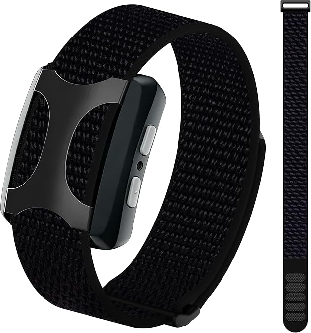 Nylon Loop Sport Replacement Band Compatible with Apollo Neuro/Polar Loop, Soft & Breathable Adjustable Strap for Apollo Neuro Band/Polar Loop Band, Fitness Tracker Wristband for Men Women