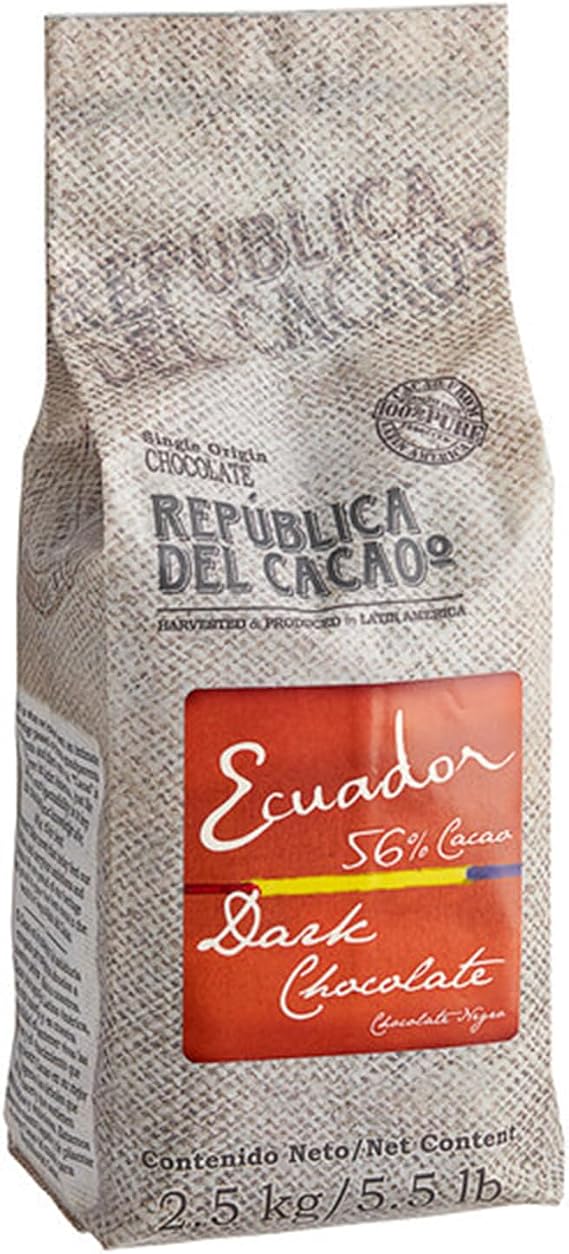 Ecuador 56% Dark Chocolate Couverture 5.5 lb. WS-999RDC18830-NEW-NPF