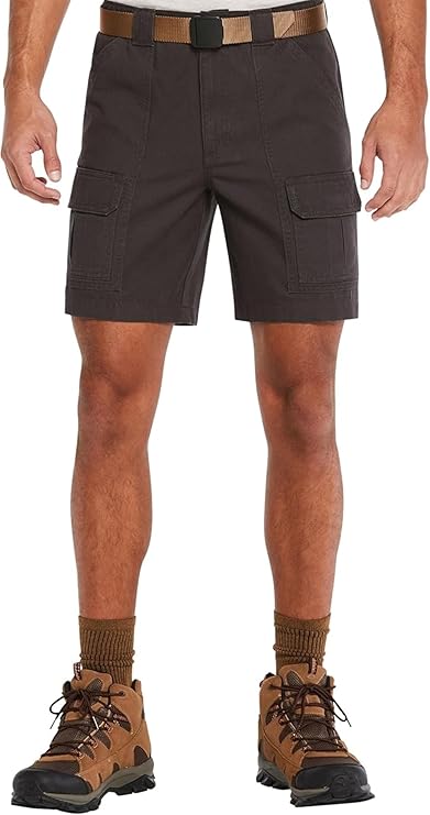 Savane Mens 8 Hiking Cotton Cargo Shorts with Tech Pocket (Available in Big & Tall)