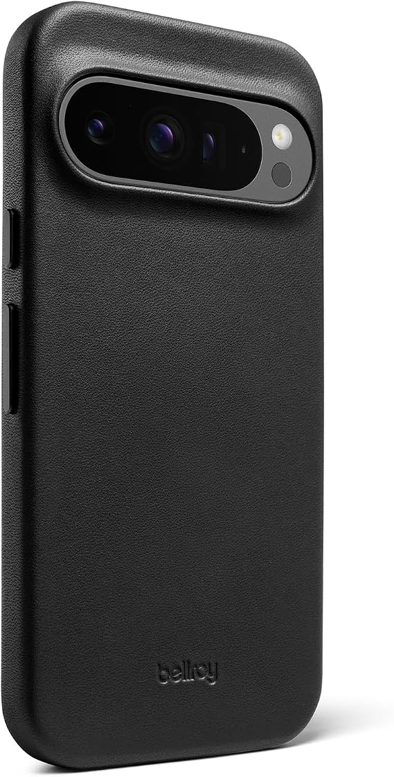 Bellroy Leather Case for Pixel 9 Pro – (Leather Google Phone Case) - Black