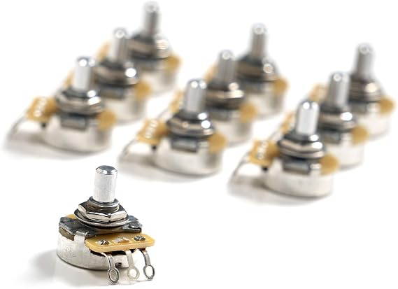 CTS Pot, 250k Audio, Solid Shaft (10 Pack)