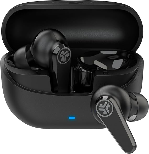 JLab Go Pods ANC, True Wireless Earbuds, Active Noise Cancelling, Bluetooth, Black