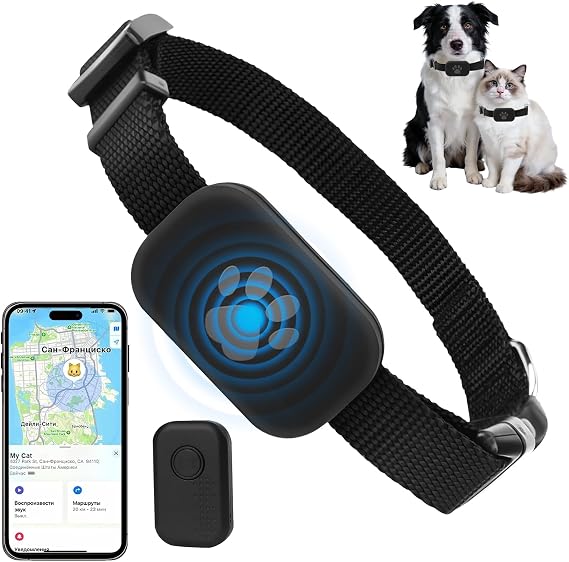 Cat Tracker Collar, Cat Tracker GPS Collar For Small Cats (iOS Only)