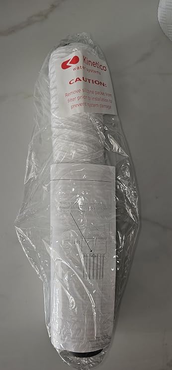 Kinetico 20 micron 16 inch pre filter string for Kinetico water softener, CART-MACH (part number 12566A)