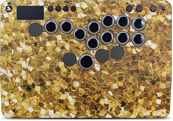 Controller Skin Compatible with Victrix Pro KO - Gold Chips - Premium 3M Vinyl Protective Wrap Decal Cover - Easy to Apply | Crafted in The USA by MightySkins