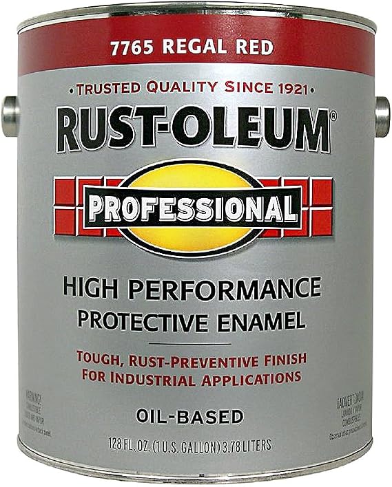RustOleum 7765402 High Performance Protective Enamel, Regal Red ~ Gallon