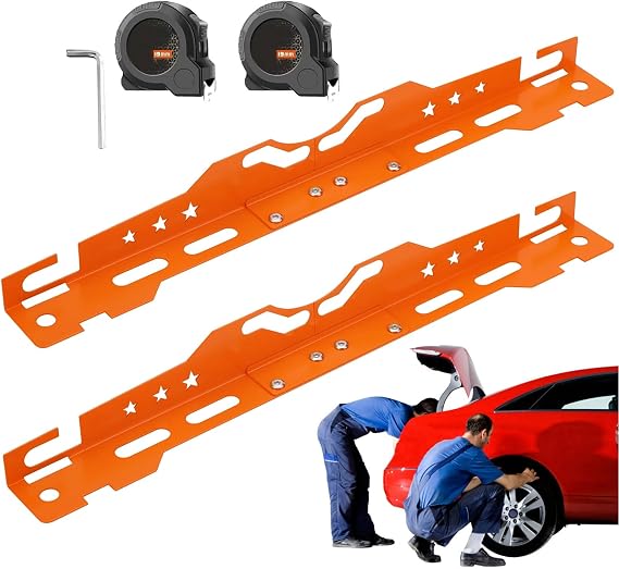Car Alignment Tool Kit - Toe Wheel Alignment Tool Plates,Accurate Heavy-Duty Kit Gadget Adjustable Plates for Tire Automotive Vehicle Home Garage Truck Car