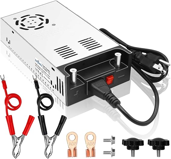 EAGWELL 110V AC to 12V DC Converter 600W Power Supply 50A | New Version Universal SMPS Transformer for RV, Pump, LED Strip, CCTV, Car Stereo,Diesel Heater Power Supply