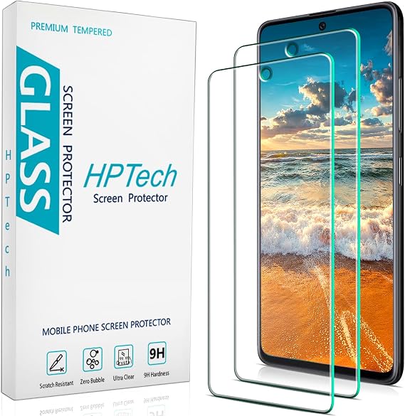 2 Pack Screen Protector for Samsung Galaxy A51/A51 5G Tempered Glass | Anti Scratch, Bubble Free, Easy to Install
