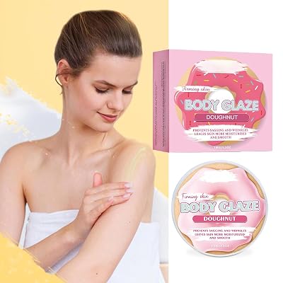 Body Glaze Body Butter Donut 3.5 oz Body Glaze, Body Butter Moisturizes Cream for Dry Skin, New Body Glaze Deeply Moisturizes Skin for Women A Set