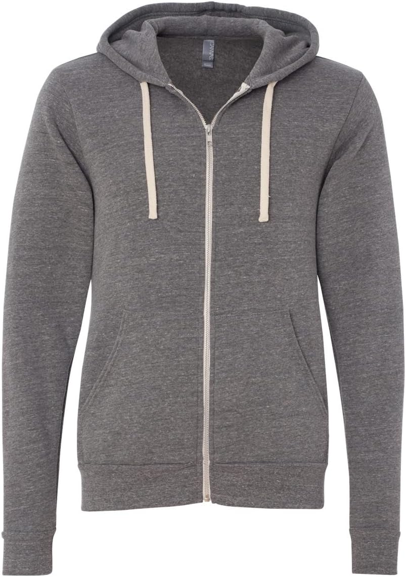 Canvas 3909 Bella Unisex Tri-blend Full-Zip Hoodie