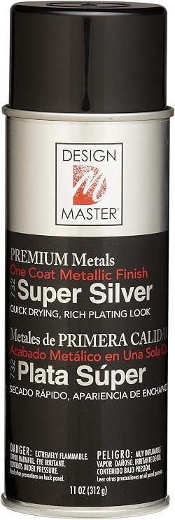 Design Master 732 Super Silver Metallic Spray