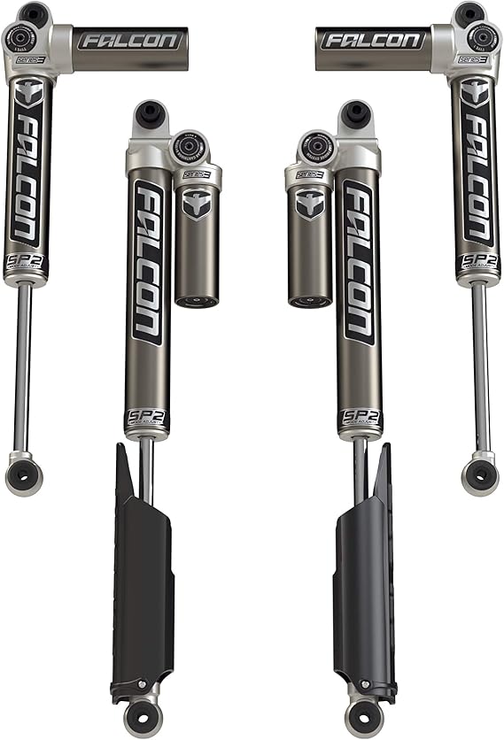 JLU 4-Door Falcon SP2 3.1 Piggyback Shocks (2-4.5 Lift)