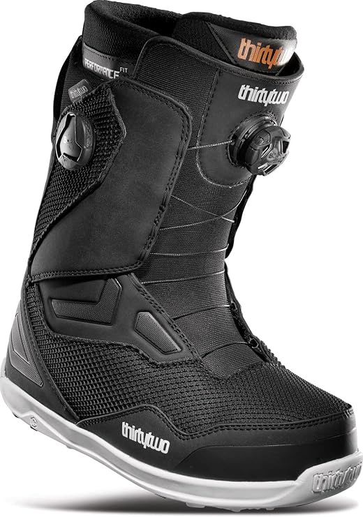 Thirty Two TM-2 Double BOA Mens Snowboard Boots Black/White Sz 9.5