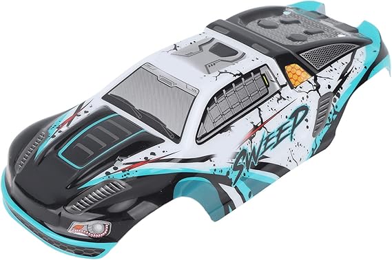 RC Car Body Shell for SCY 16101PRO, 1/16 Remote Control Car Body Shell Frame, High Impact Resistance PVC Material with Fashionable Print, Replacement Shell for RC Car Toy Accessori (Blue)