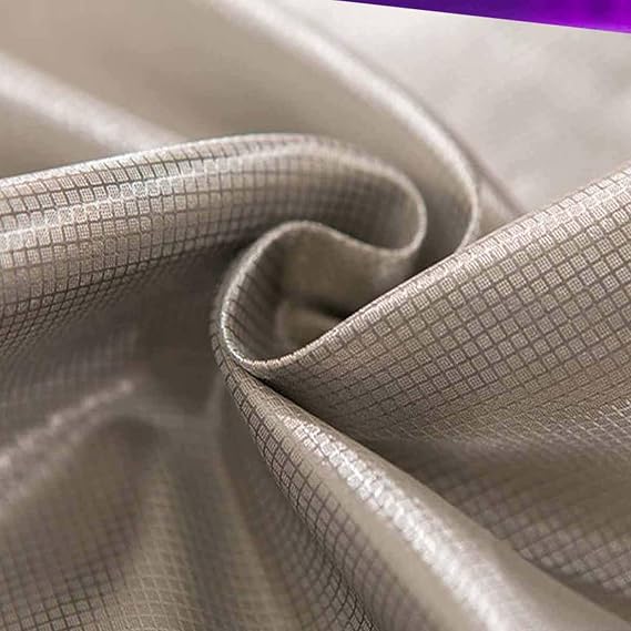 EMF Protective Fabric EMI RFID Shielding EMP Protection for Generator Conductive Material Cover for WiFi, Cell, Bluetooth, RFID, Shields RF,silver-4x1.1m