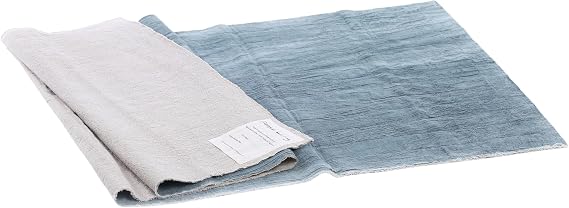 Organic Cotton Traveler Yoga Mat - Ultralight- Ultrathin-Portable-Non Slip -Eco-Friendly -Hand-Woven-Plant Dyeing Foldable Yoga Rug Provides Excellent Comfort, Traction & Support - Travel Extra Thick Yoga Mats for Indoor & Outdoor Use - 73.2x25.1 Inches,0.196 Inches thick.