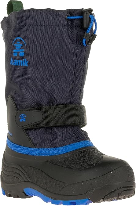 Kamik Kids' Waterbug 5 Waterproof Adjustable Winter Boots