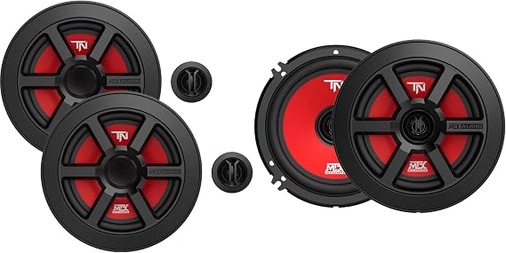 MTX TERMINATOR6S & TERMINATOR6 6.5 in Component Coaxial Bundle | Bundle includes TERMINATOR6S 6.5 in component speakers and TERMINATOR6 6.5 in coaxial speakers.
