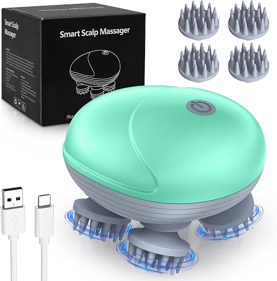 Upgraded Handheld Pet Massager, Electric Scalp Massager