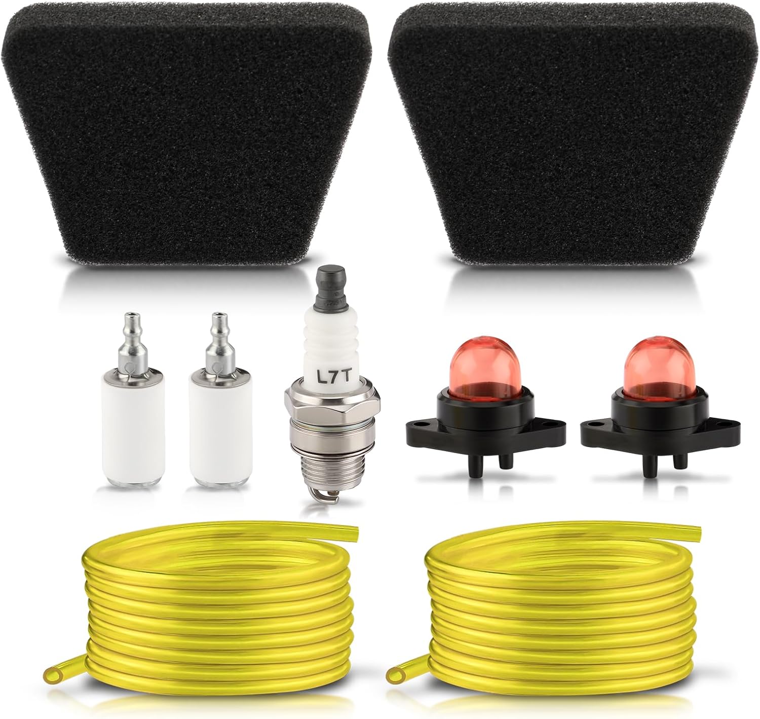 AUTOKAY 530037793 Air Filter Tune Up Kit Fits for Poulan Pro 260 2150 2375 1950 1975 2075 2025 1900 for Craftsman 530069216 530069247 Chainsaw with Spark Plug