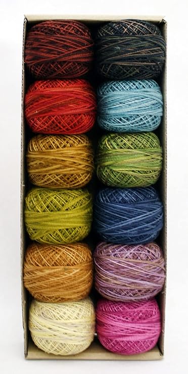 Valdani Pearl Cotton Sz 12 | The Scent of Flowers | 12 Balls | 109 Yds/Ball
