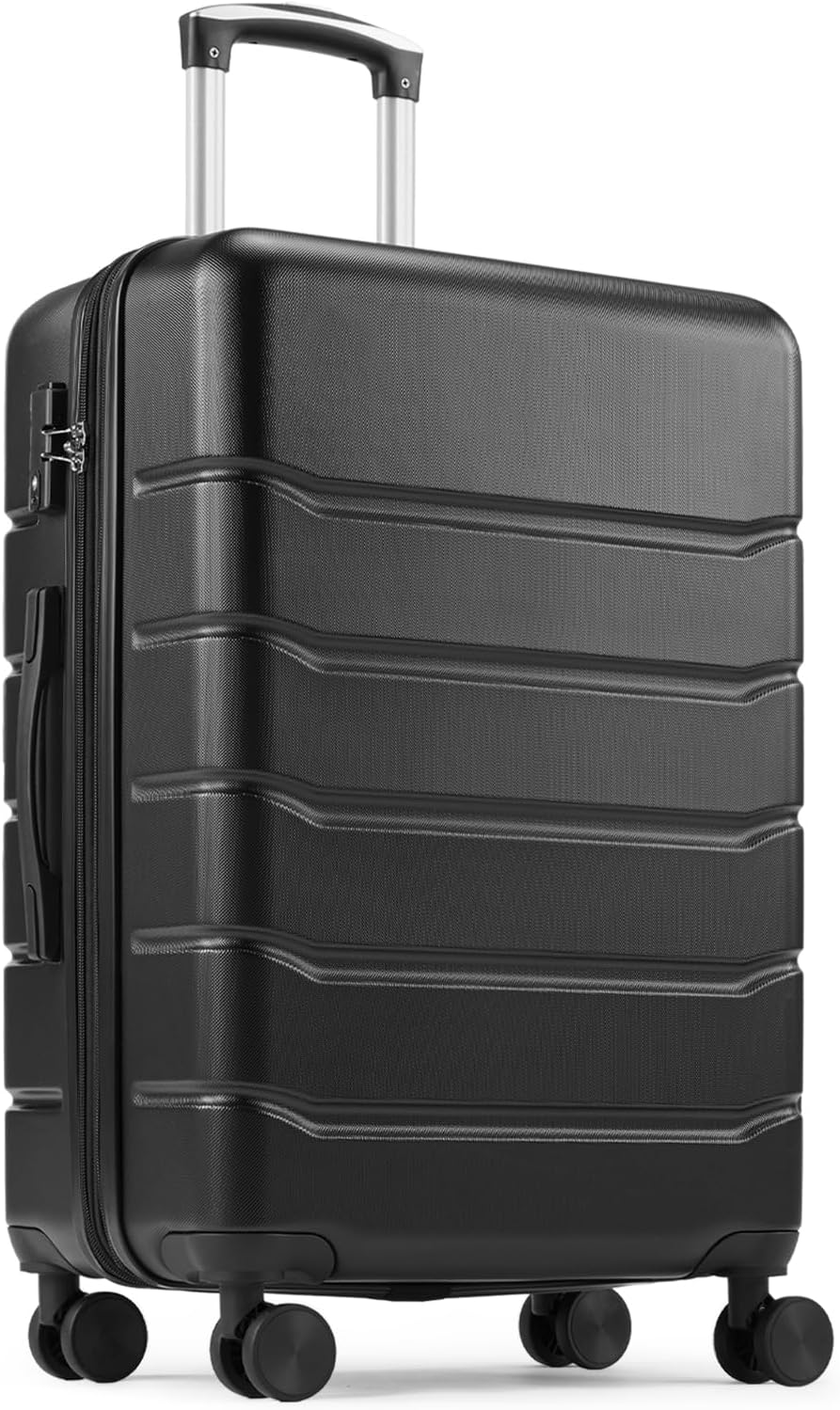 20 Inch Carry-On Luggage, Black