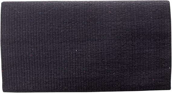 Weaver Leather Solid New Zealand Saddle Blanket, Black